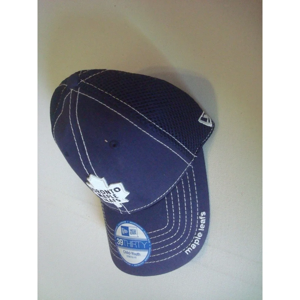 YOUTH TORONTO MAPLE LEAFS   NEW ERA 00S Y2K  STRAPBACK  HAT CAP VINTAGE P2